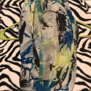 Palm tree infinity scarf